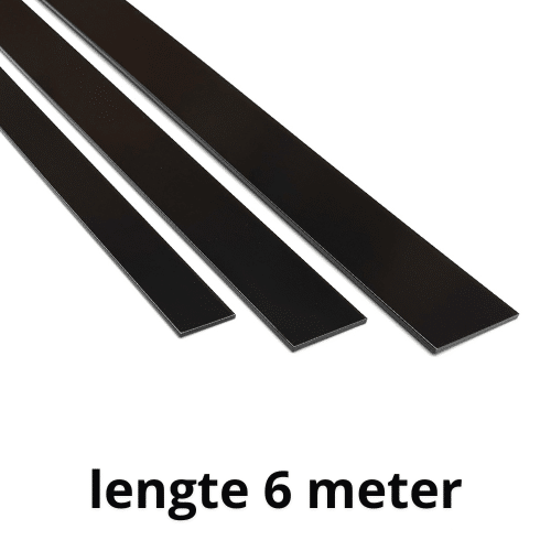 Zwart plat aluminium profiel, zwart plat profiel, plat alu profiel, zwart plat alu profiel, zwarte platte strip, zwarte strip