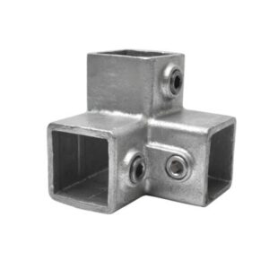 Vierkante buiskoppeling 18S gesloten hoekstuk 40 x 40mm
