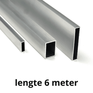 rechthoekig profiel, brut aluminium rechthoekig profiel, rechthoek, afwerkingsprofiel, bouwprofiel, rechthoekige koker, rechthoekige buis