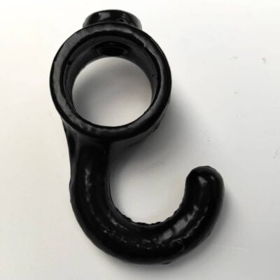 Zwarte buiskoppeling A64 kledinghaak 26,9mm