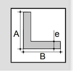 Gegalvaniseerde stalen L-profielen
