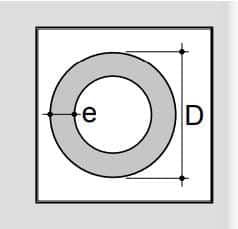 Ronde buisprofielen brut aluminium - Afbeelding 2